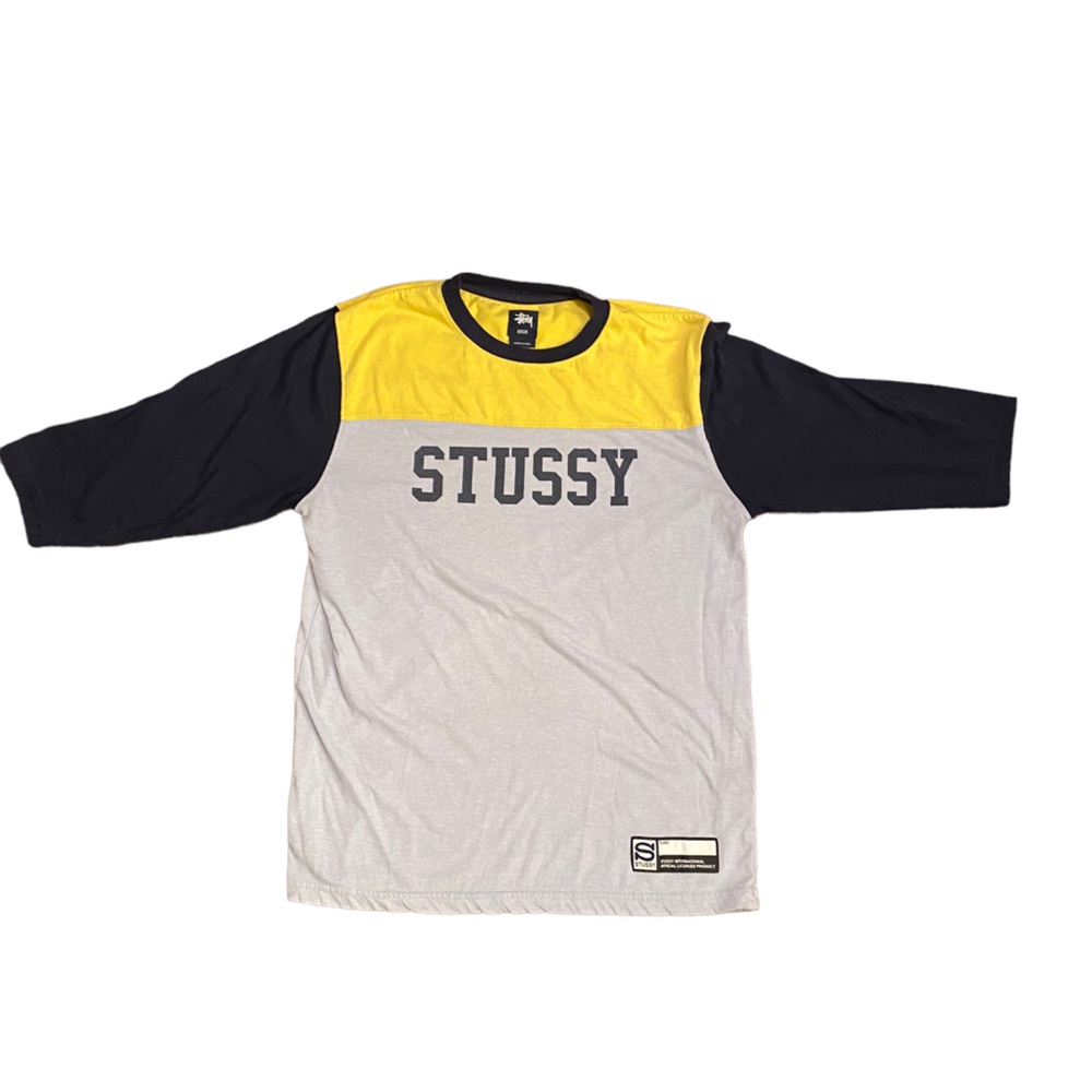 Vintage stussy raglan baseball t-shirt